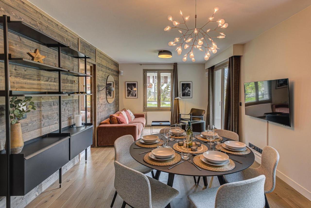 White Pearl A05 Modern Apartment Chamonix Alpes Travel Sleeps 4 To 6 Eksteriør billede